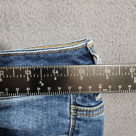 American Eagle Women 8 Mid Rise Kick Boot Super Stretch Jeans - Picture 13 of 13